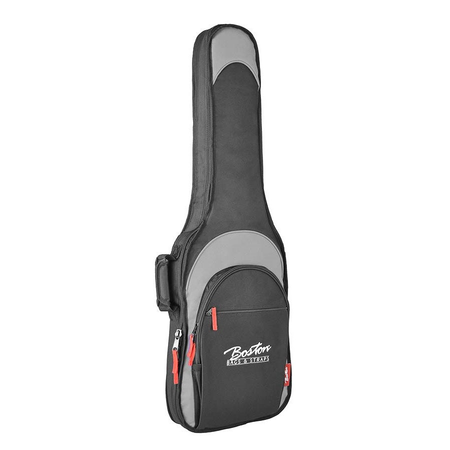 Boston E15BG prémium elektromos gitártok, 15 mm-es bélés, fekete/szürke