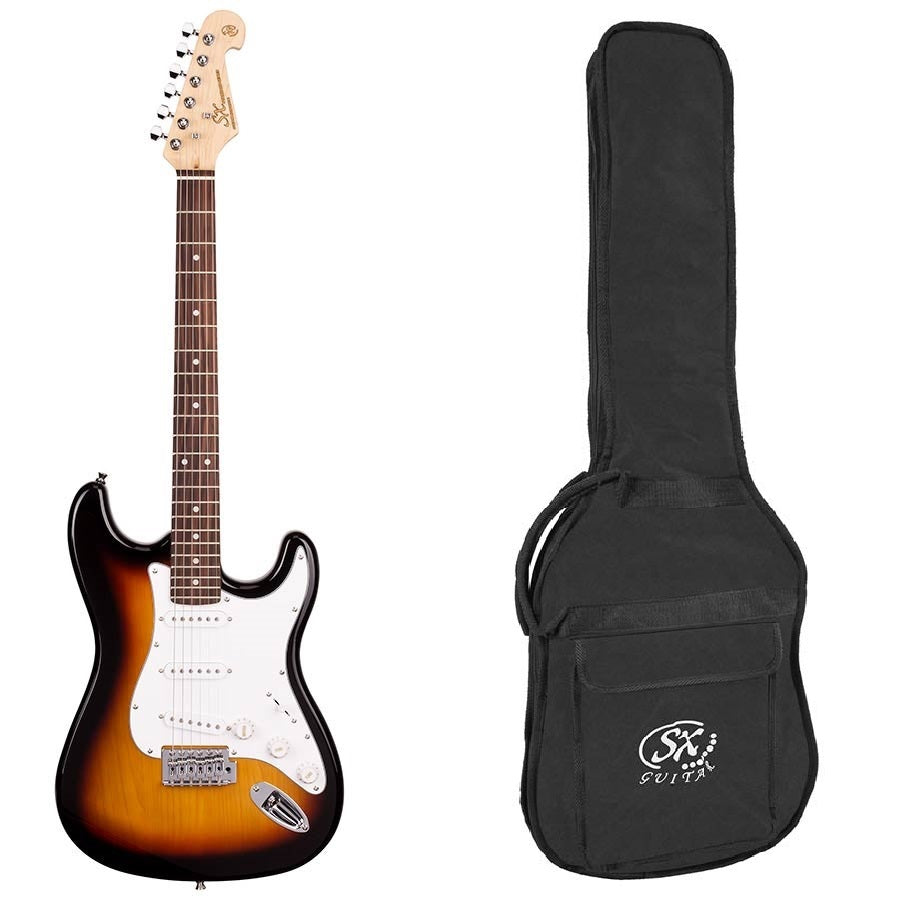 SX ED13TS Stratocaster elektromos gitár, sunburst