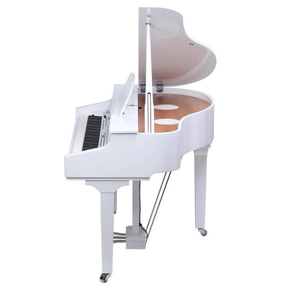 Medeli GRAND510WH Digitális baby grand zongora, 88 súlyozott billentyű (K8), Magasfényű fehér