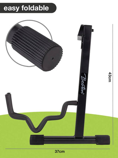 Boston GS270C Univerzális gitárállvány, "A" típusú, összecsukható, fekete
