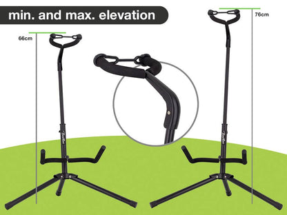 Boston GS49BK Univerzális gitárállvány, villás típusú, fekete