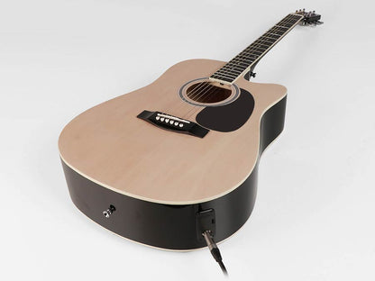 Nashville GSD60CENT elektroakusztikus gitár, natúr, dreadnought cutaway