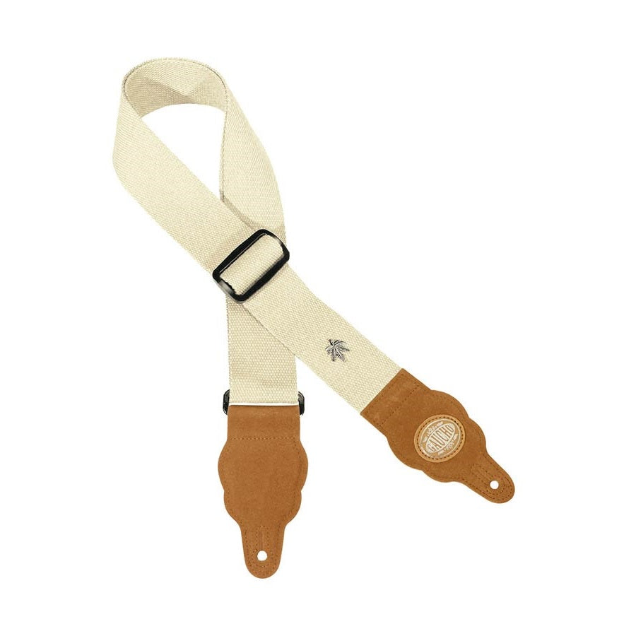 Gaucho GST100NT gitárpánt, kender, barna velúr végek, natúr