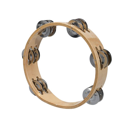 Hayman HLW0812 Fa tamburin, 8", 12 db csörgő