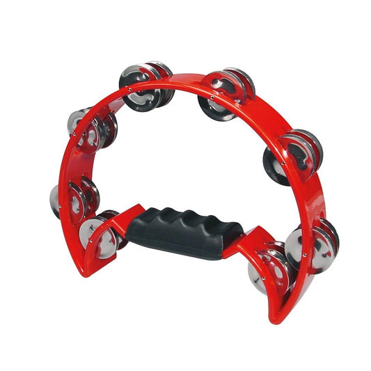 Hayman HTA40RD Félhold tamburin, műanyag, piros