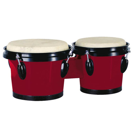 Hayman BG402RD Bongo dob, tömör fa, 6,8" + 7,8", természetes bőr