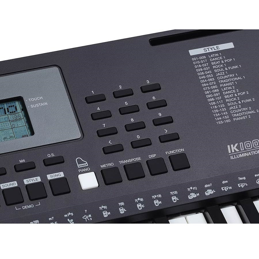 Medeli IK100 Világító billentyűs szintetizátor, 480 hangszín, USB-MIDI