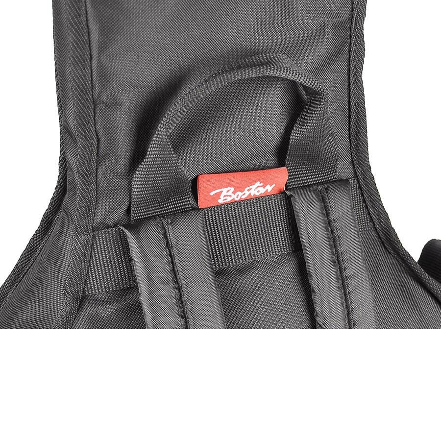 Boston K15BG Super Packer klasszikus gitártok, 15 mm párnázás, fekete/szürke
