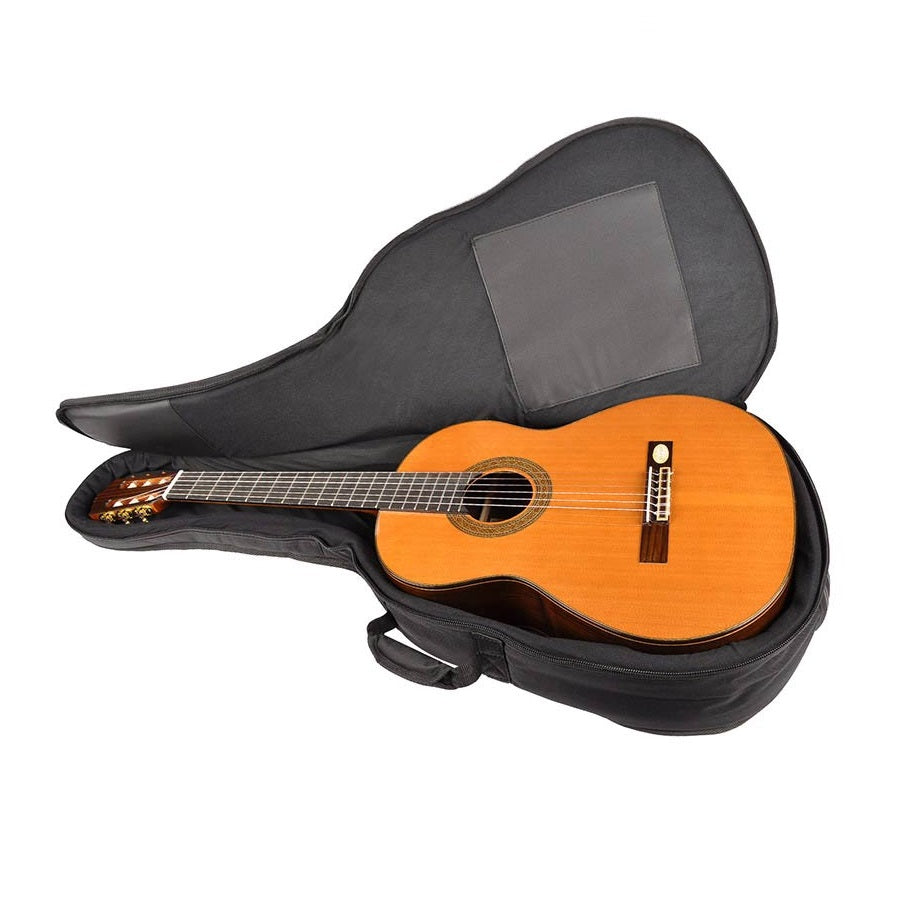 Boston K15BG Super Packer klasszikus gitártok, 15 mm párnázás, fekete/szürke