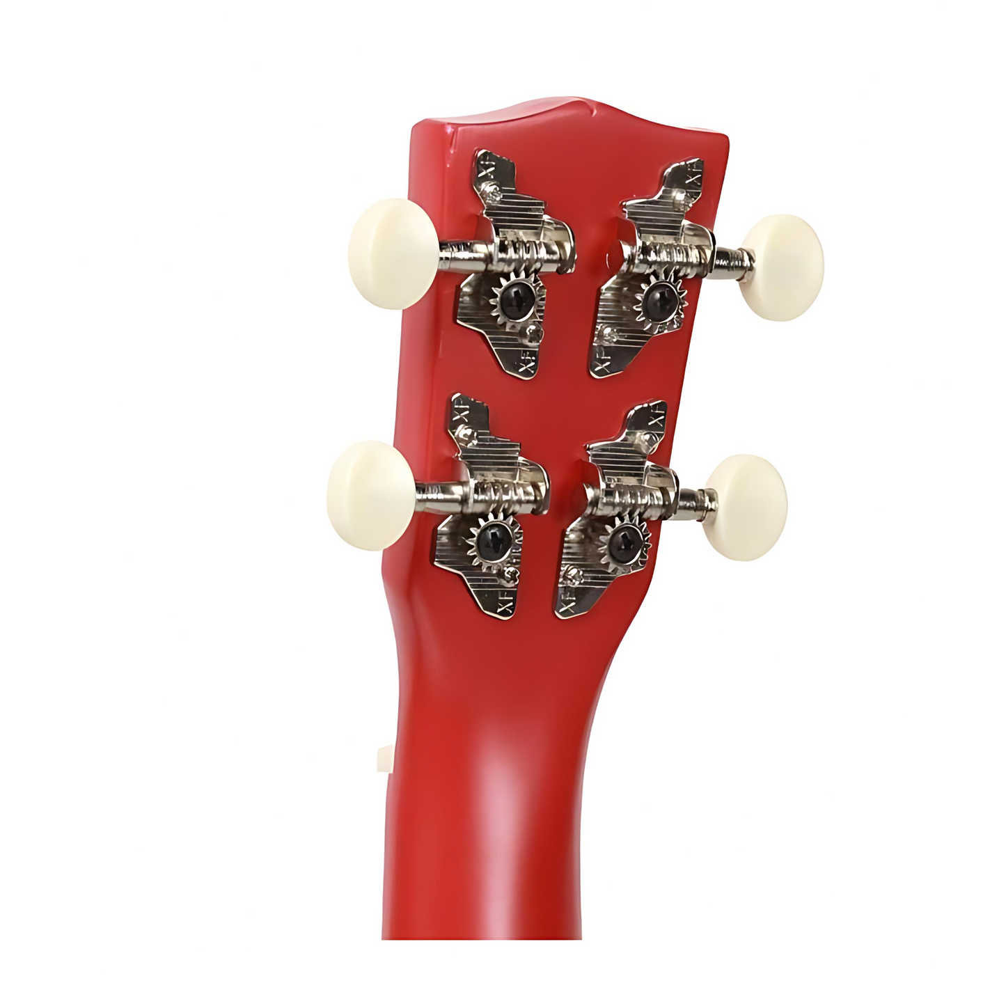 Korala UKS15RD Szoprán ukulele készlet, 3 pengető, matt piros (tok nélkül)