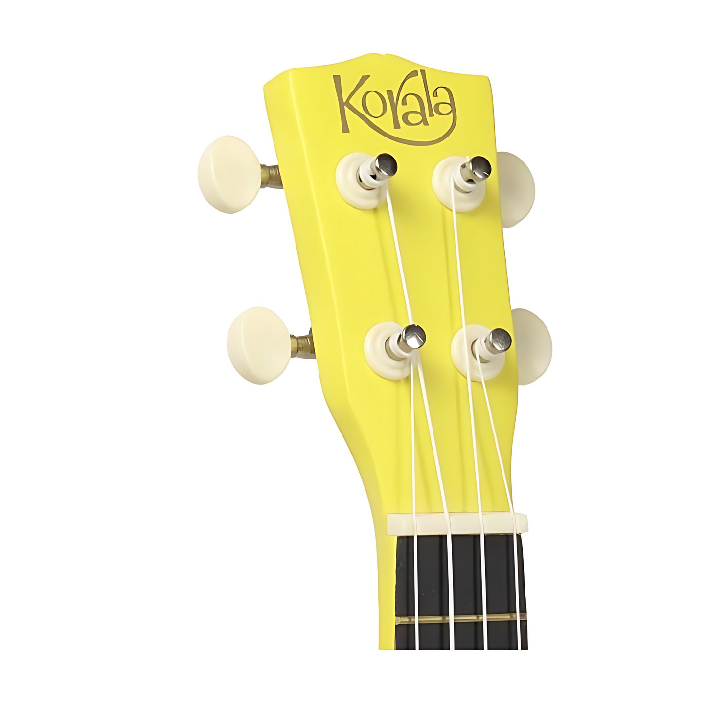 Korala UKS15YE Szoprán ukulele készlet, 3 pengető, matt sárga (tok nélkül)