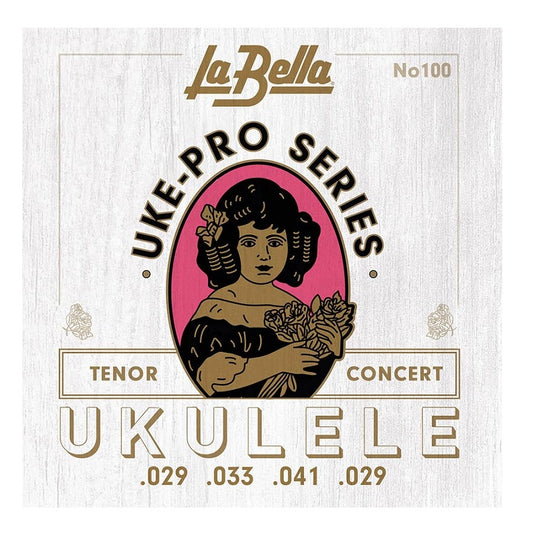 La Bella L100 koncert/tenor ukulele húrkészlet, Uke Pro Series, 029–041