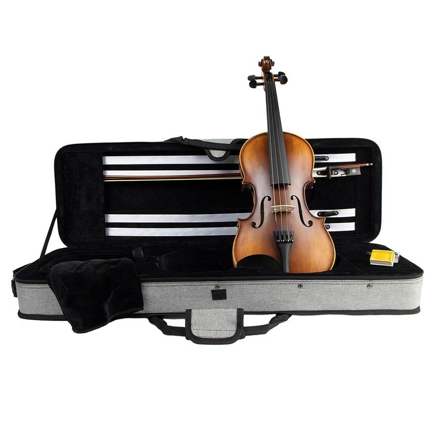 Leonardo LV1844 4/4 hegedű szett, tömörfa, antikolt