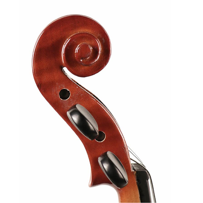 Leonardo LV2044 4/4 hegedű szett, tömörfa, lángolt jávor