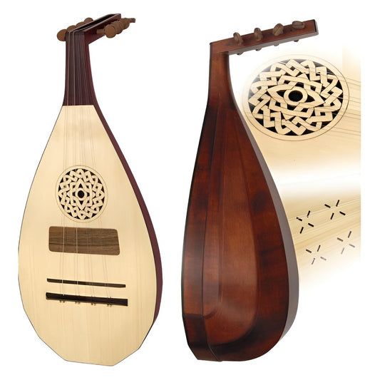 Hora M1091 akusztikus koboz, 8 húr, tömör fenyő, jávor, tok