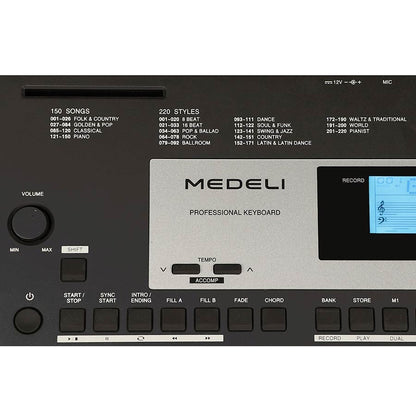 Medeli M331 61 dinamikus billentyű, 633 hangszín, USB
