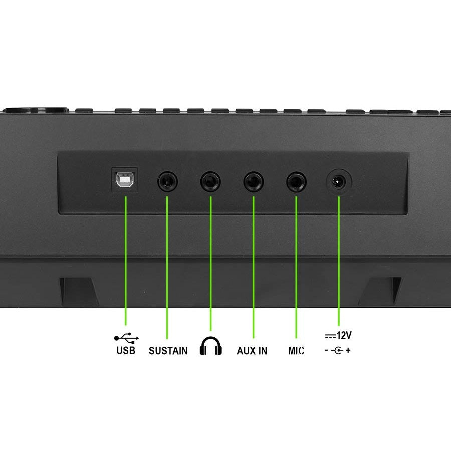 Medeli M331 61 dinamikus billentyű, 633 hangszín, USB