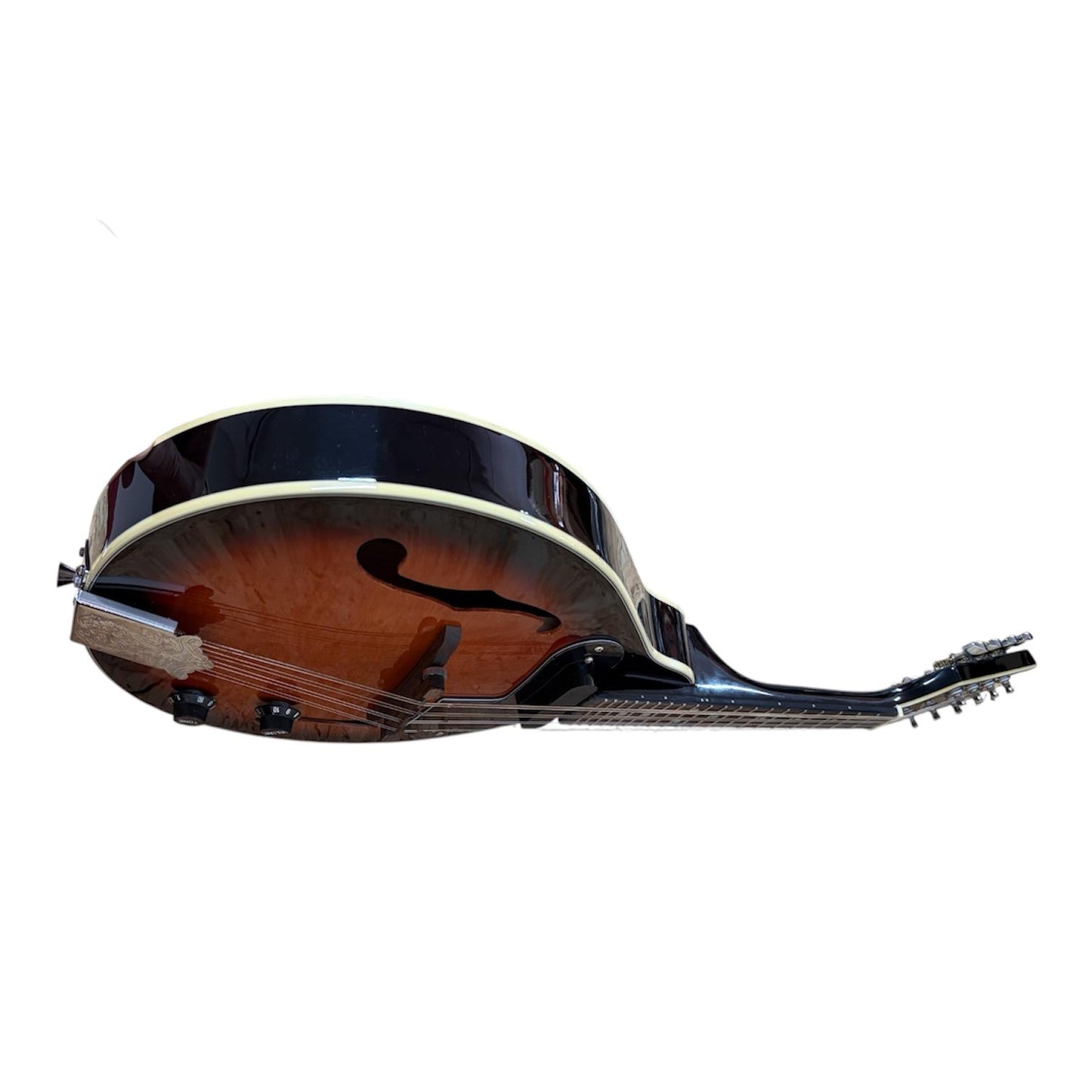 SX MD30VTVS elektro-akusztikus mandolin, 8 húr, tok, Vintage Sunburst