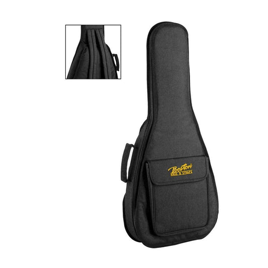 Boston MD21 portugál mandolin tok, 21 mm-es bélés, fekete