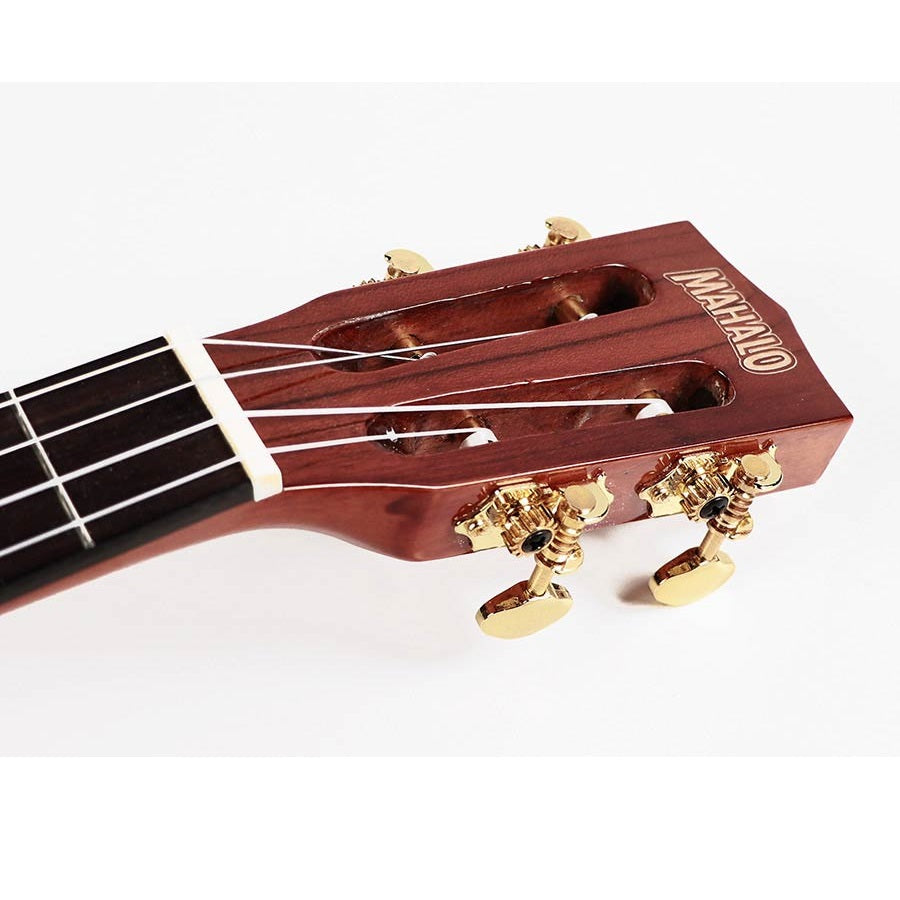 Mahalo MJ4VNA Bariton ukulele szett, tok, Vintage natur
