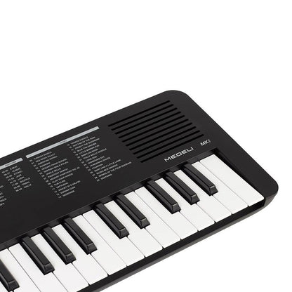Medeli MK1BK 37 mini billentyű, 100 hangszín, Fekete