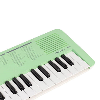 Medeli MK1GN 37 mini billentyű, 100 hangszín, Zöld