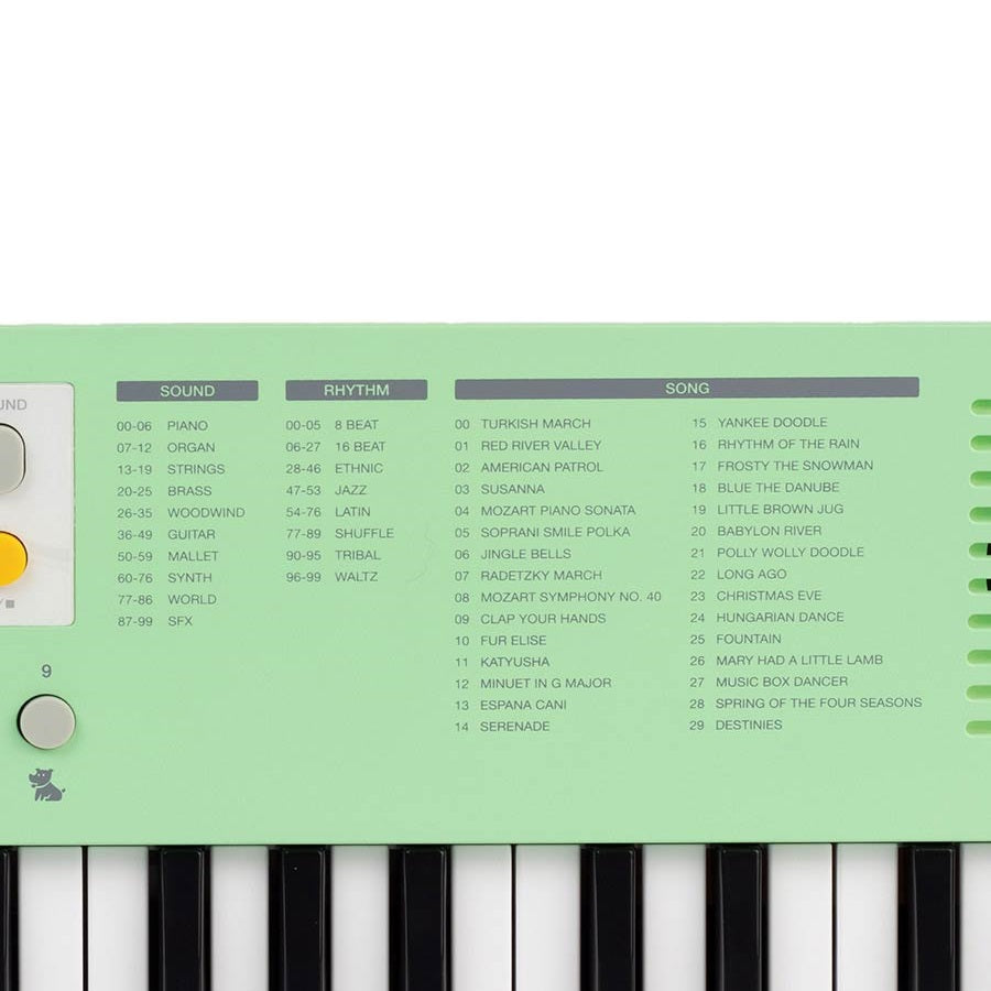 Medeli MK1GN 37 mini billentyű, 100 hangszín, Zöld