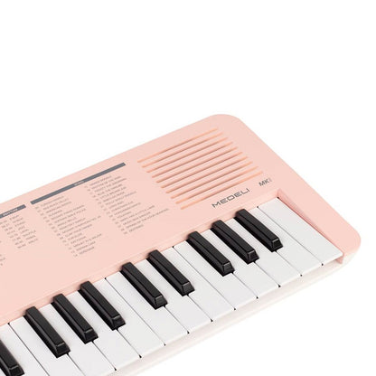 Medeli MK1PK 37 mini billentyű, 100 hangszín, Rózsaszín