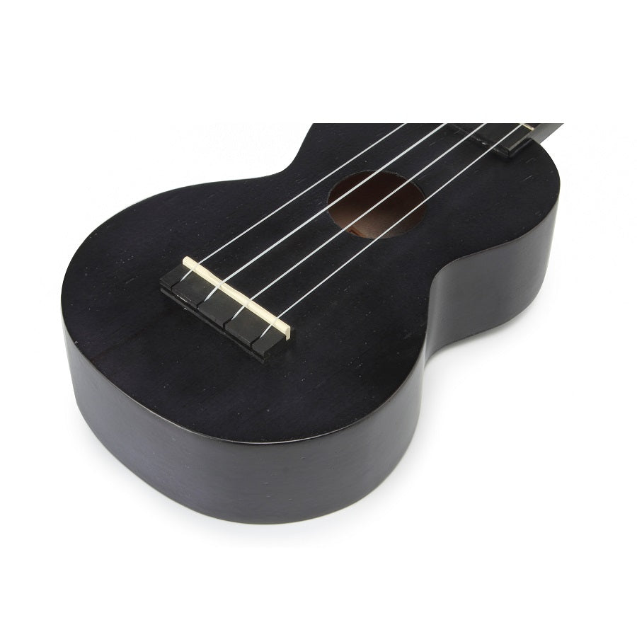 Mahalo MK1PWTBK Kahiko Plus Series szoprán ukulele szett, fekete átlátszó, tokkal