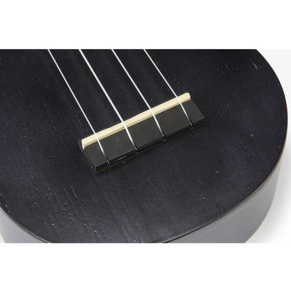 Mahalo MK1PWTBK Kahiko Plus Series szoprán ukulele szett, fekete átlátszó, tokkal