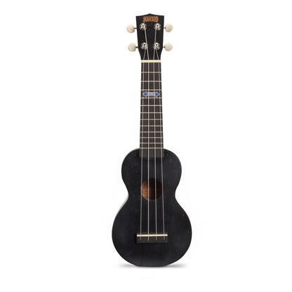 Mahalo MK1PWTBK Kahiko Plus Series szoprán ukulele szett, fekete átlátszó, tokkal