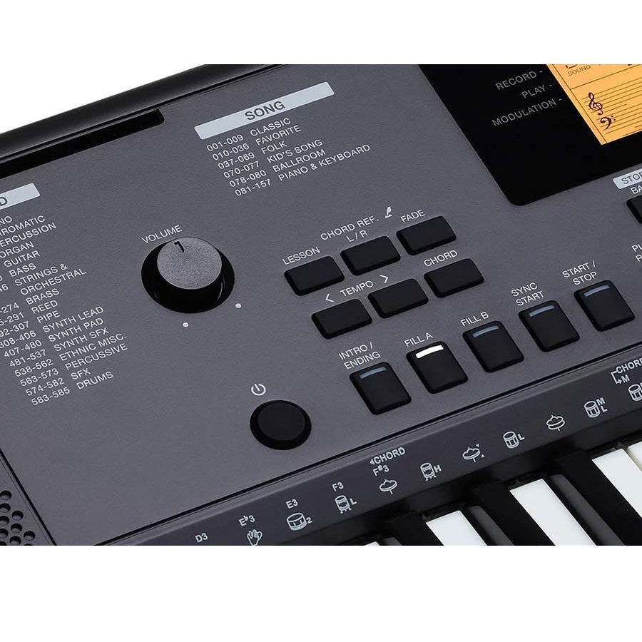 Medeli MK200 Szintetizátor 61 dinamikus billentyű, 585 hangszín, USB-MIDI