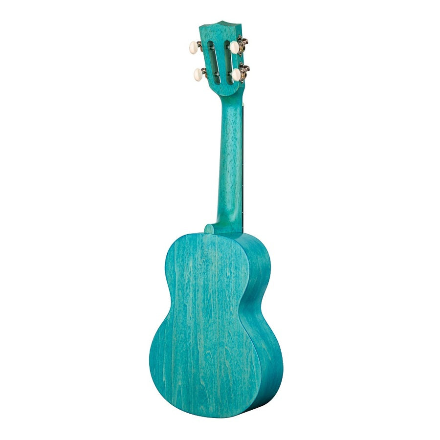 Mahalo ML2AB Island Series Koncert ukulele szett, tok, Világoskék