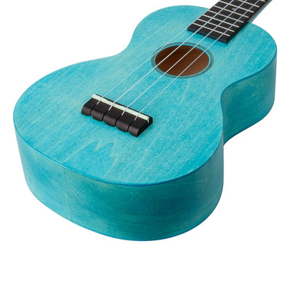 Mahalo ML2AB Island Series Koncert ukulele szett, tok, Világoskék