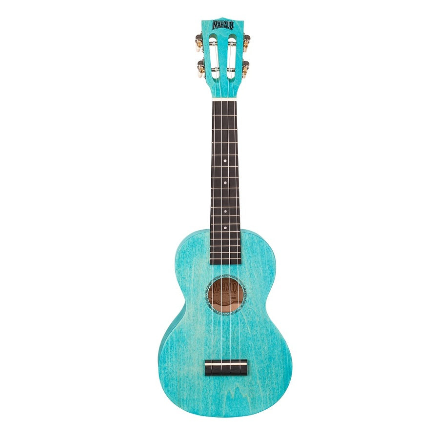 Mahalo ML2AB Island Series Koncert ukulele szett, tok, Világoskék