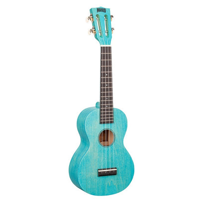 Mahalo ML2AB Island Series Koncert ukulele szett, tok, Világoskék