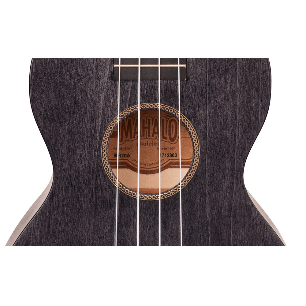 Mahalo ML2SH Koncert ukulele szett, tok, 3 pengető, Fekete