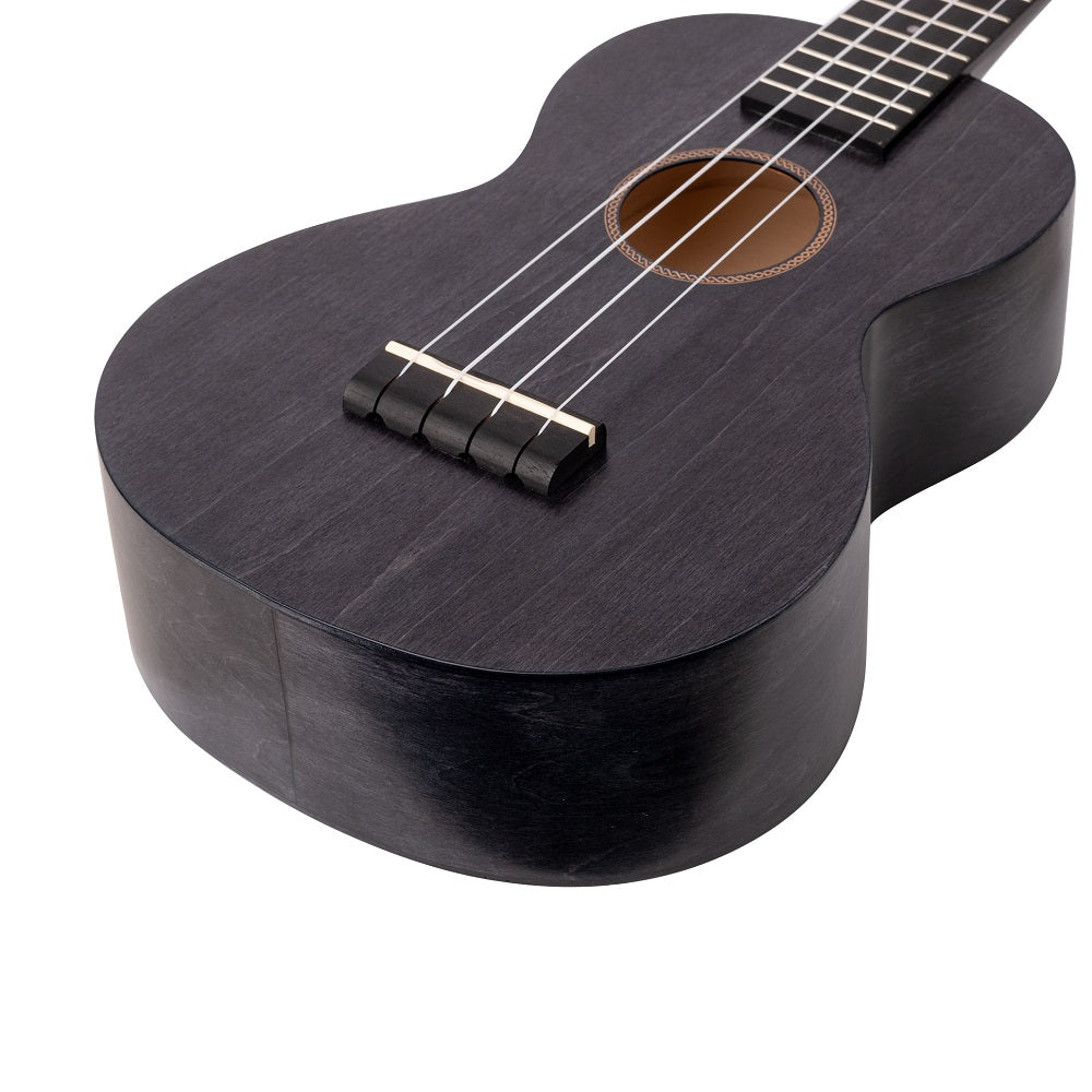 Mahalo ML2SH Koncert ukulele szett, tok, 3 pengető, Fekete