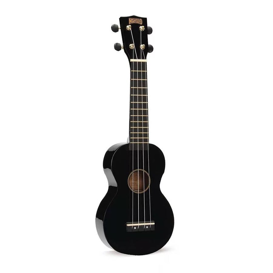 Mahalo MR1BK Szoprán ukulele, fényes fekete, tok mellékelve