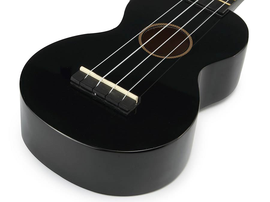 Mahalo MR1BK Szoprán ukulele, fényes fekete, tok mellékelve