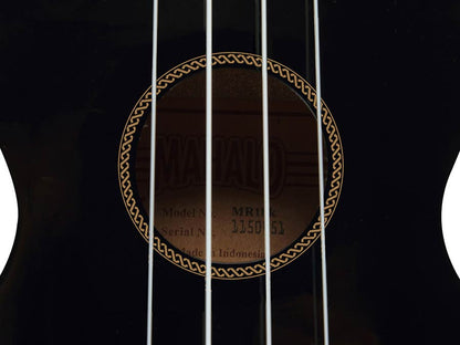 Mahalo MR1BK Szoprán ukulele, fényes fekete, tok mellékelve