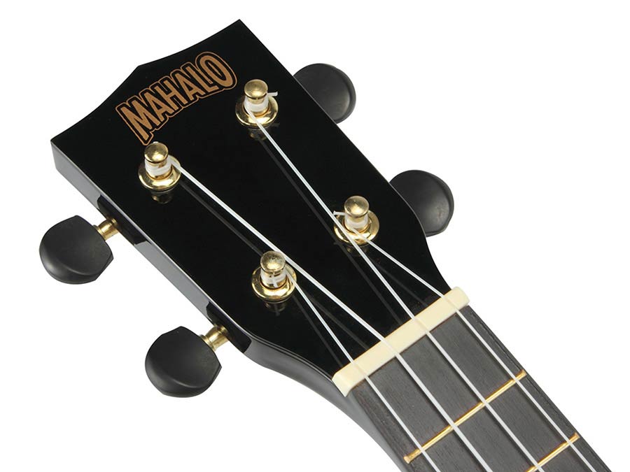 Mahalo MR1BK Szoprán ukulele, fényes fekete, tok mellékelve