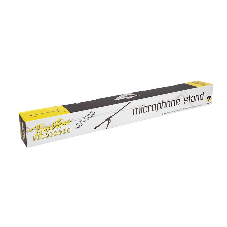 Boston MS1425BK Stage Pro Series mikrofonállvány, teleszkópos gém, Fekete