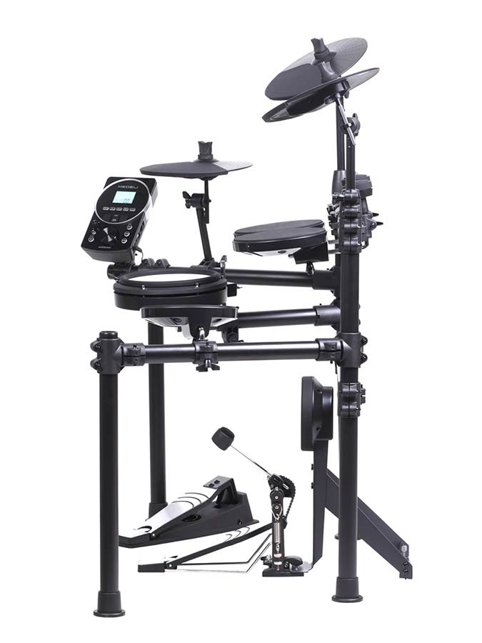 Medeli MZ520 elektronikus dobkészlet, hálóbőrös pergő, 308 hang, 25 dobkészlet, USB-MIDI