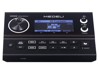 Medeli MZ537 elektronikus dobkészlet, hálóbőrös padok, 459 hang, Bluetooth Audio