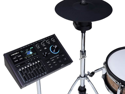 Medeli MZ928 elektronikus dobkészlet, hálóbőrös fadobok, 20" lábdob, 906 hang, Bluetooth