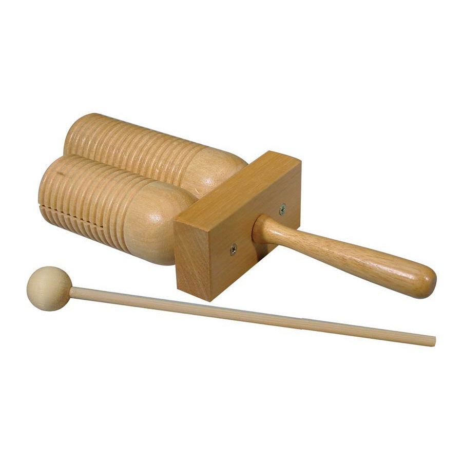 Hayman PA34 Fa cső woodblock, 2 hang, I-es modell, ütővel