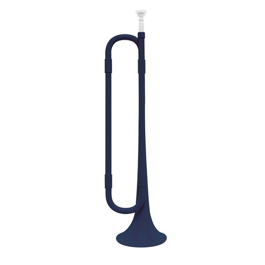Boston PH90BU kék műanyag tölcséres kürt (bugle), 50 cm
