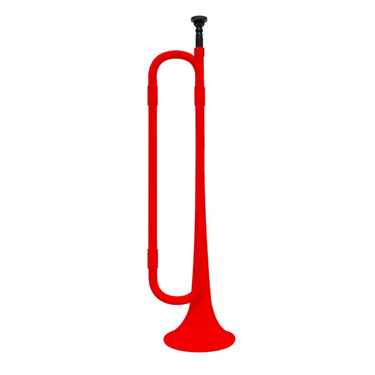 Boston PH90RD piros műanyag tölcséres kürt (bugle), 50 cm