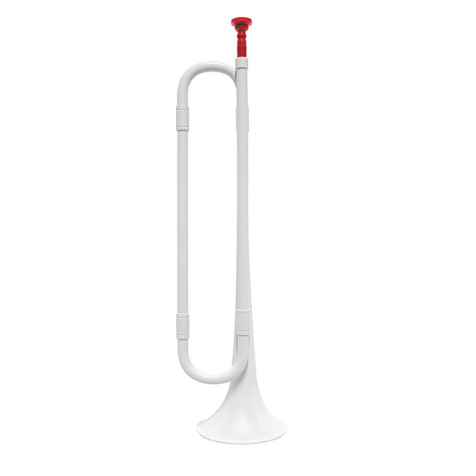 Boston PH90WH műanyag tölcséres kürt (bugle), 50 cm, fehér